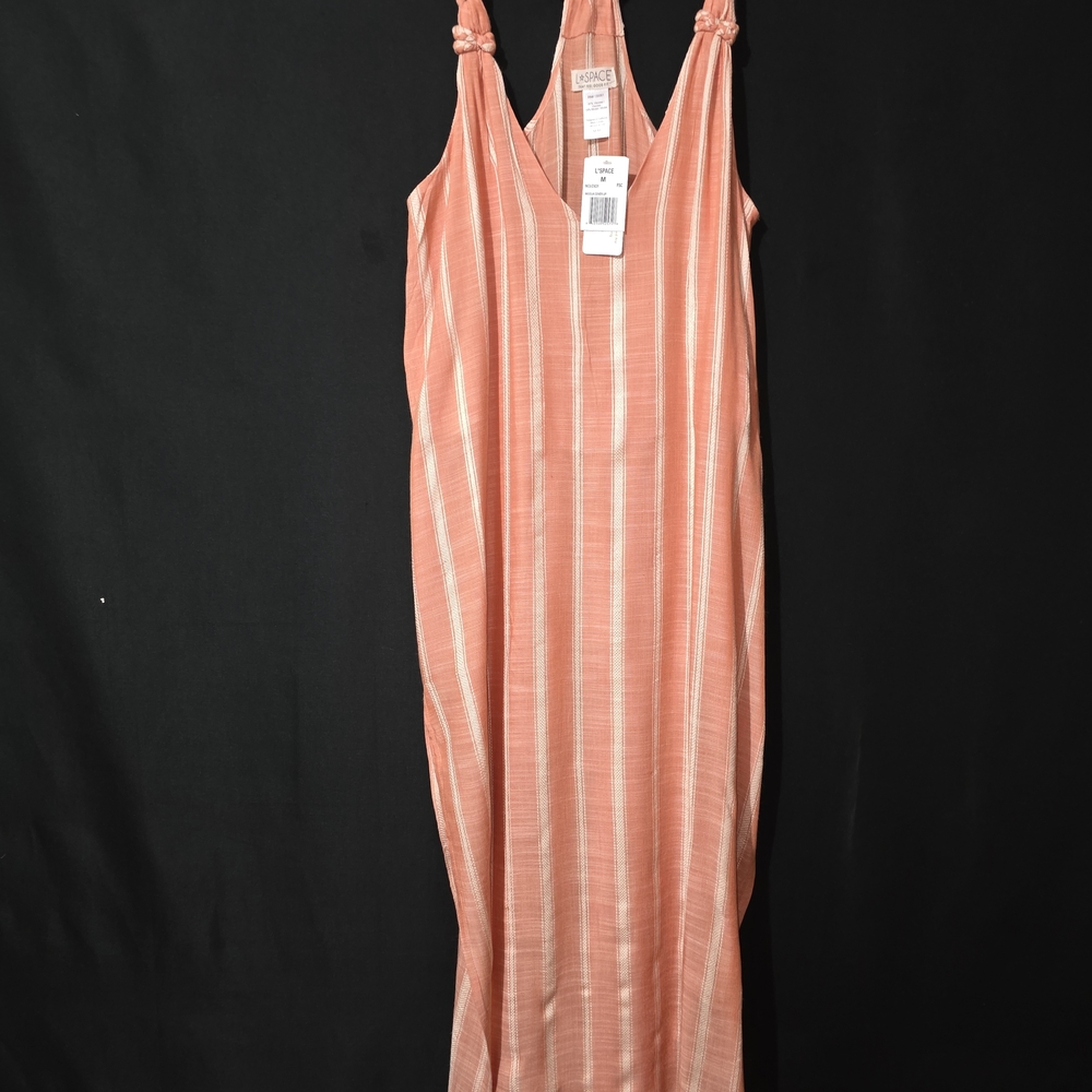 l*space Coral Stripe Maxi Dress